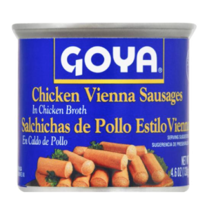 GOYA CHICKEN VIENNA SAUSAGES IN CHICKEN BROTH 4.6 OZ