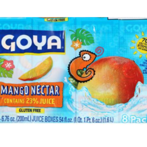 GOYA MANGO NECTAR JUICE 6.76 OZ 8 PK