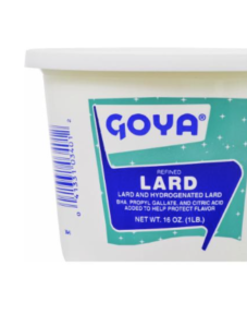 GOYA REFINED LARD 16 OZ