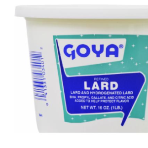 GOYA REFINED LARD 40 OZ