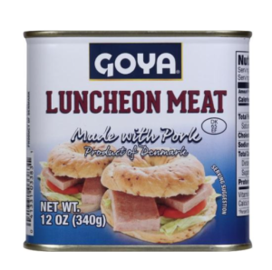 GOYA LUNCHEON MEAT MADE W/ PORK 12 OZ