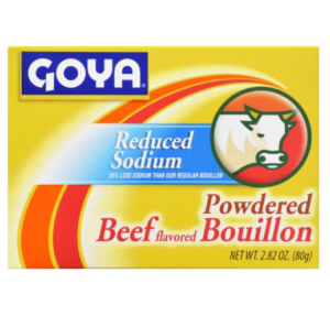 GOYA POWDERED BEEF BOUILLON REDUCED SODIUM 2.82 OZ