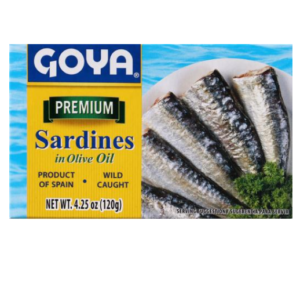 GOYA PREMIUM SARDINES IN OLIVE OIL 4.25 OZ