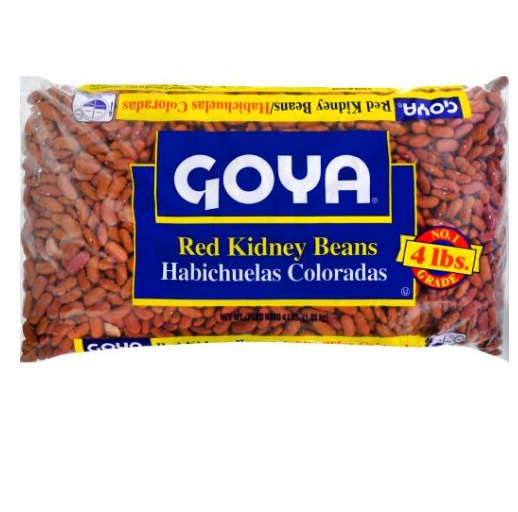 GOYA RED KIDNEY BEANS 4 LB GOYA RED KIDNEY BEANS 4 LB