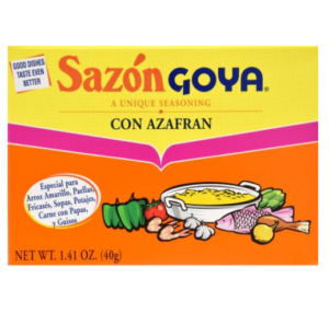 GOYA SAZON AZAFRAN SEASONING 1.41 OZ