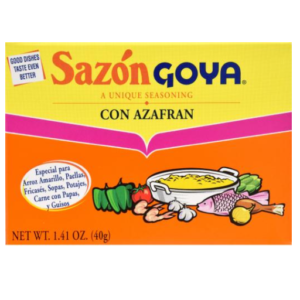 GOYA SAZON AZAFRAN SEASONING 1.41 OZ