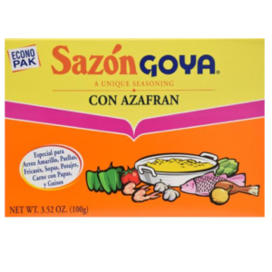 GOYA SAZON AZAFRAN SEASONING 3.52 OZ