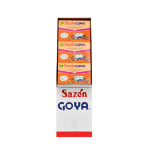 GOYA SAZON CORRIANDER AND ANNOTTO SEASONING JUMBO PAK 33CT DISPLAY 1 CT