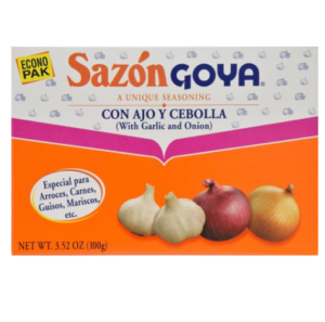 GOYA SAZON GARLIC AND ONION SEASONING 3.52 OZ