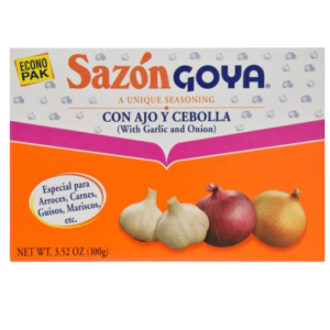 GOYA SAZON GARLIC AND ONION SEASONING 3.52 OZ