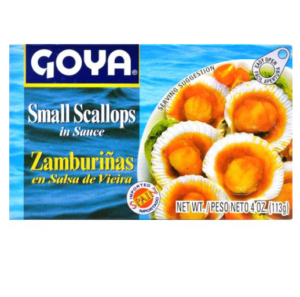 GOYA SMALL SCALLOPS IN SAUCE 4 OZ