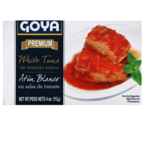 GOYA WHITE TUNA IN TOMATO SAUCE 4 OZ